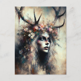 Pagan Woman Elen of the Ways Vykort