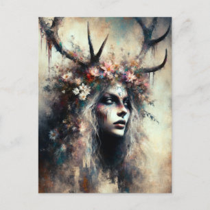 Pagan Woman Elen of the Ways Vykort