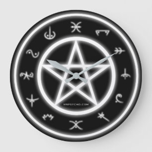 Paganen tar tid på symboler stor klocka