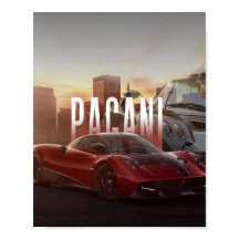 Pagani Supercars Stadsscen