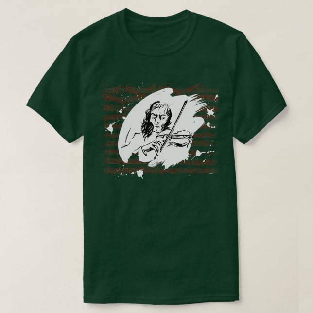 Paganini 1 t shirt (Design framsida)