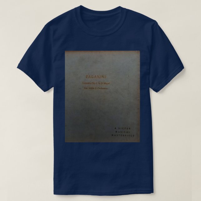 Paganini-konsertnr T Shirt (Design framsida)