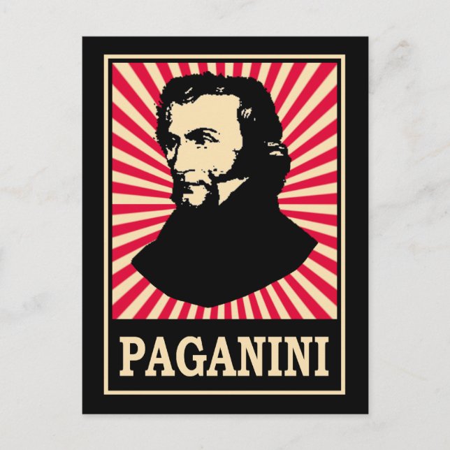 Paganini Vykort (Framsida)