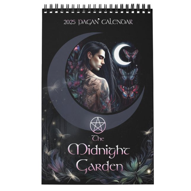 Pagankalendern Midnatt Garden 2025 Kalender (Omslag)