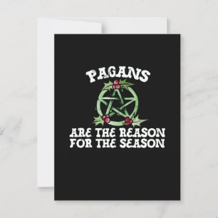 Pagans är orsaken till säsongen vykort