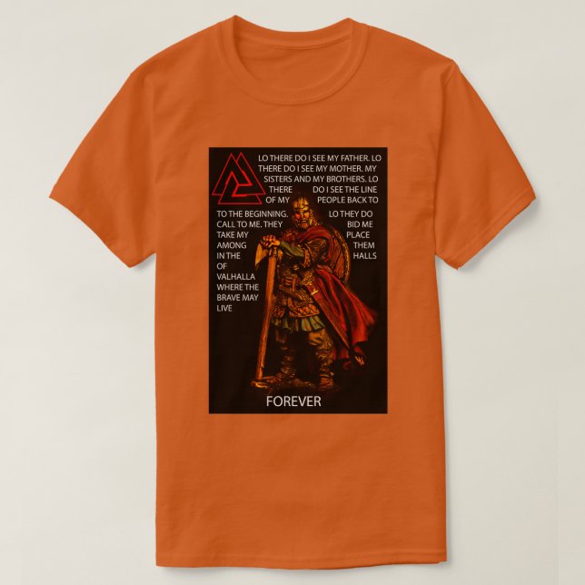 pagans prayer t shirt (Design framsida)