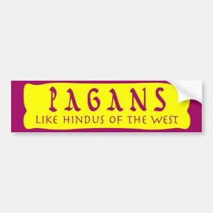 Pagans som hinduer bildekal