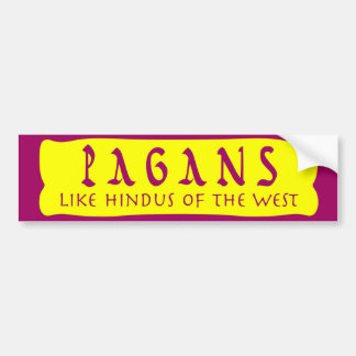 Pagans som hinduer bildekal
