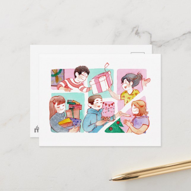 Pagdiriwang/ Firande- DNM Postkort Vykort (Fram/Back In Situ)