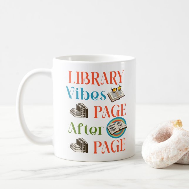 Page After Page Embrace (Sida efter sida), Bibliot Kaffemugg (Med munk)