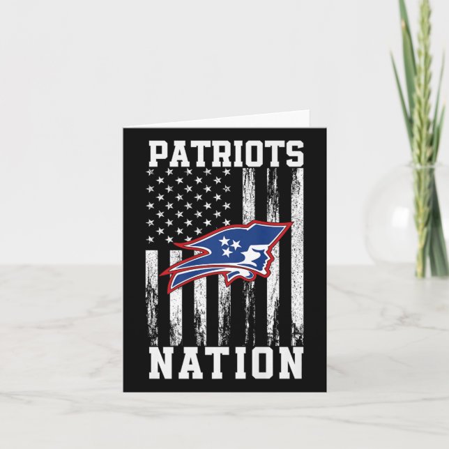 Page Patriots Logotyp Nation Hs  Kort (Framsida)