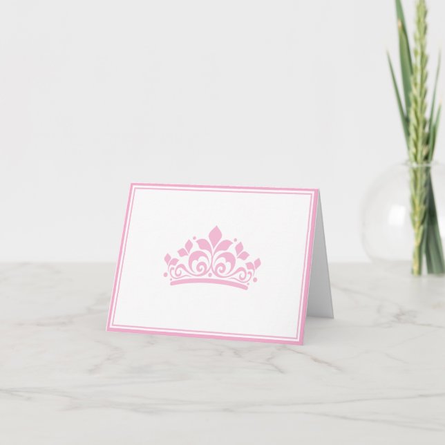 Pageant Crown Note Card Anteckningskort (Framsida)
