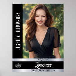 Pageant Dörr Poster | Onyx Shine Anpassad Foto
