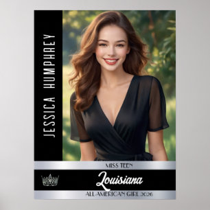 Pageant Dörr Poster Onyx Shine Anpassad Foto