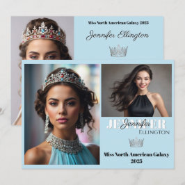 Pageant Essentials Autograf Comp Card Inbjudningar
