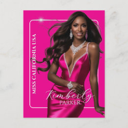 Pageant Promo Postcard | Color Pop Cutout Vykort