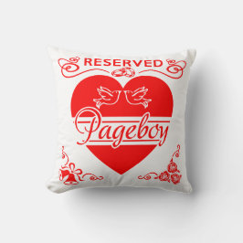 Pageboys Cushion. Reserverad för Pageboy Kudde