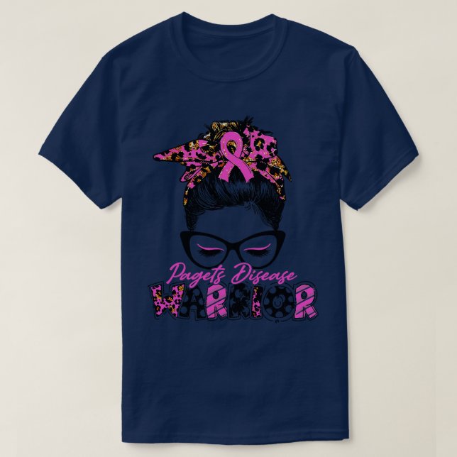 Pagets Disease Awareness Warrior Women Glasse  T Shirt (Design framsida)