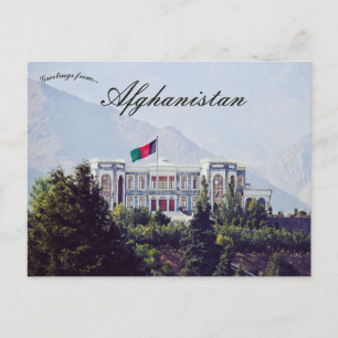 Paghman Hill-slottet Kabul Afghanistan vykort
