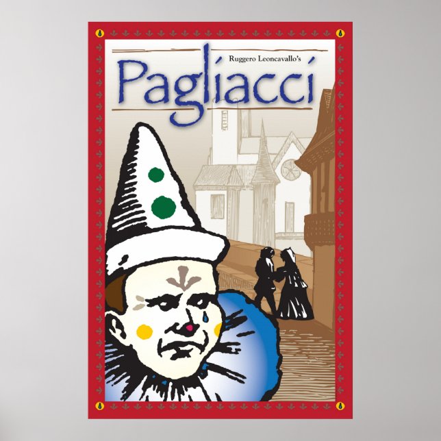 Pagliacci, Opera Poster (Framsidan)