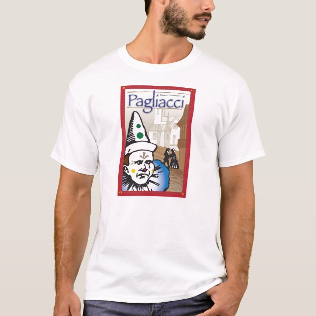 Pagliacci opera t-shirt (Framsida)