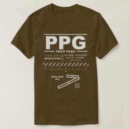 Pago Pago Internationell flygplats PPG T Shirt