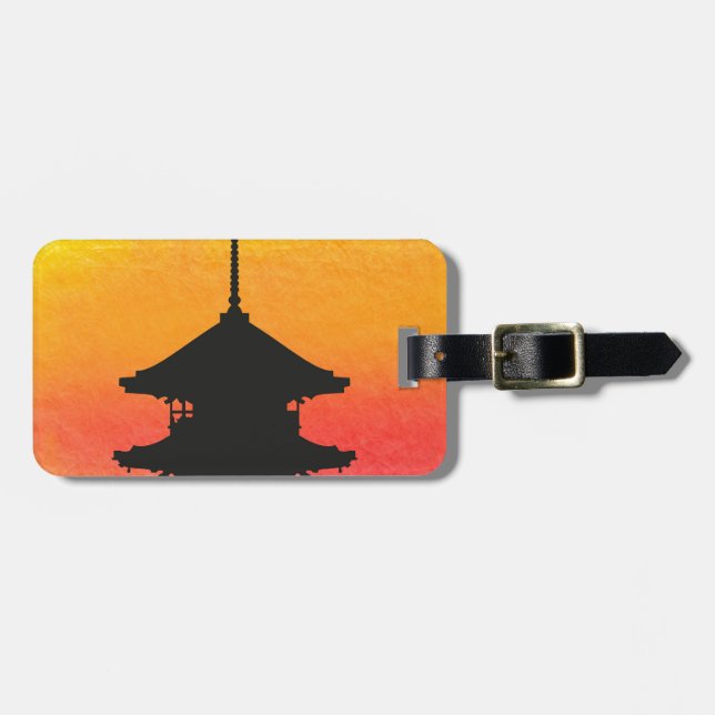 Pagod Japan Kyoto Bagagebricka (Horisontell Framsida)