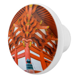 Pagoda grund uppåtgående perspektiv, Miyajima Knopp