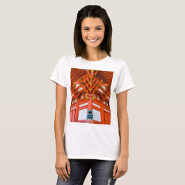Pagoda grund uppåtgående perspektiv, Miyajima T Shirt