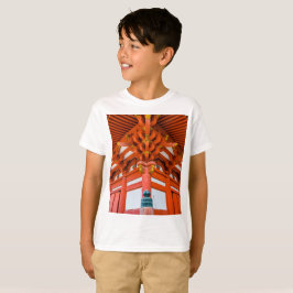 Pagoda grund uppåtgående perspektiv, Miyajima T Shirt