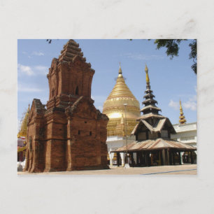 Pagoda i Myanmar Vykort