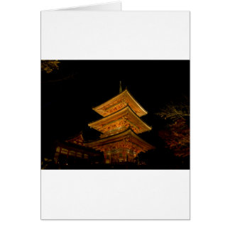 Pagoda Japan Kyoto Hälsningskort