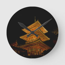 Pagoda Japan Kyoto Rund Klocka
