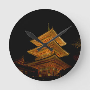 Pagoda Japan Kyoto Rund Klocka