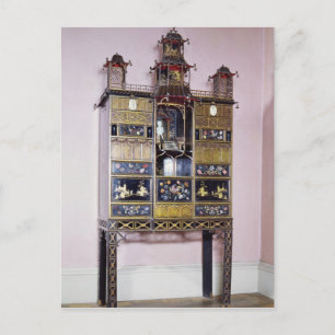 Pagoda-kabinett i stil i Thomas Chippendale Vykort