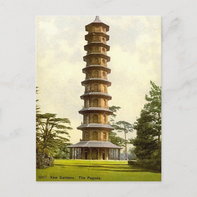 Pagoda, Kew Gardens Vykort (Framsida)