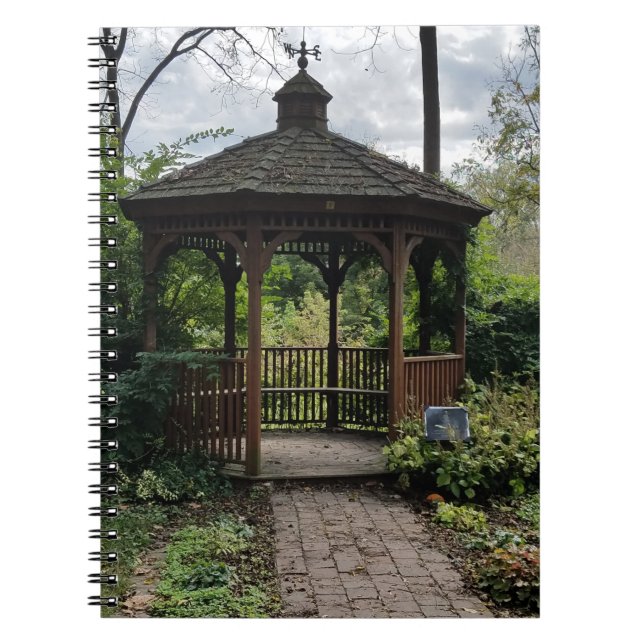 Pagoda på Poole Forge Park-anteckningsbok Anteckningsbok (Framsidan)