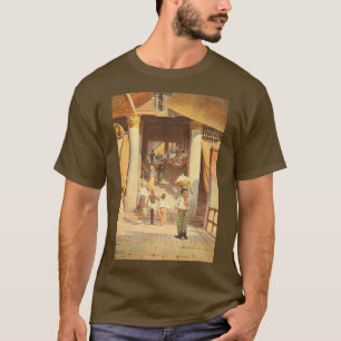 Pagoda Steps Rangoon Yangon från bok x27 T Shirt