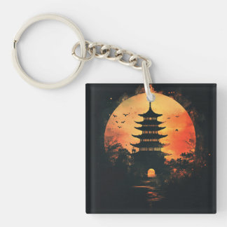 Pagoda Symbol Digital Art