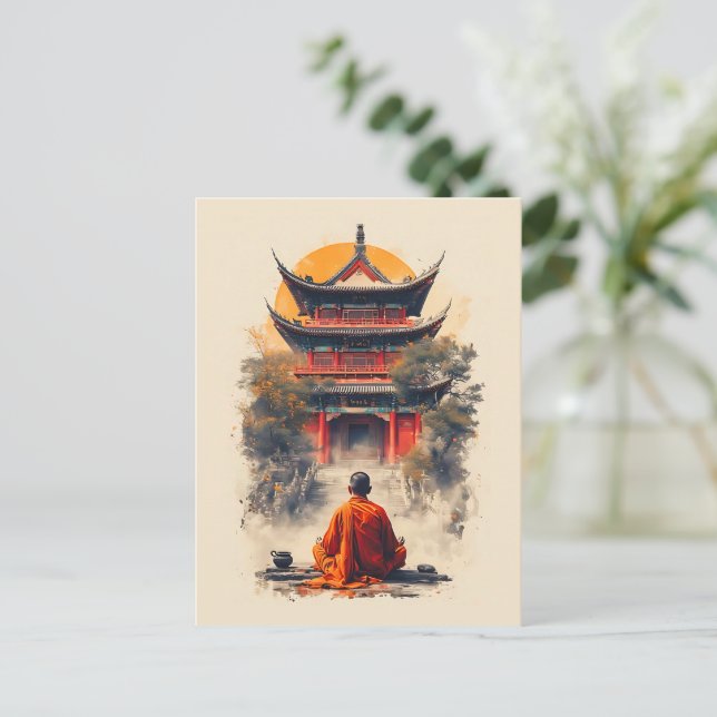 Pagoda-viskare Vykort (Stående Fram)