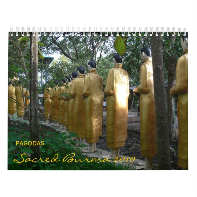 Pagodas: Burma Helig Kalender (Omslag)
