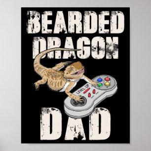 Pagona-spel med böjt Dragon Pappa-videospel, repti Poster