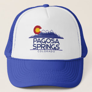 Pagosa Springs Colorado trä berg hatt Keps