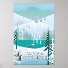 Pagosa Springs sommartryck Poster