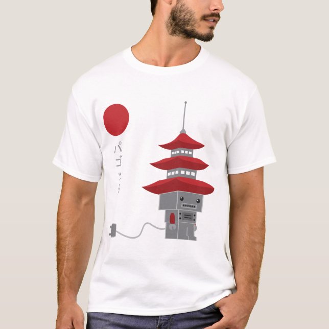 Pagoto tänder skjortan t shirt (Framsida)