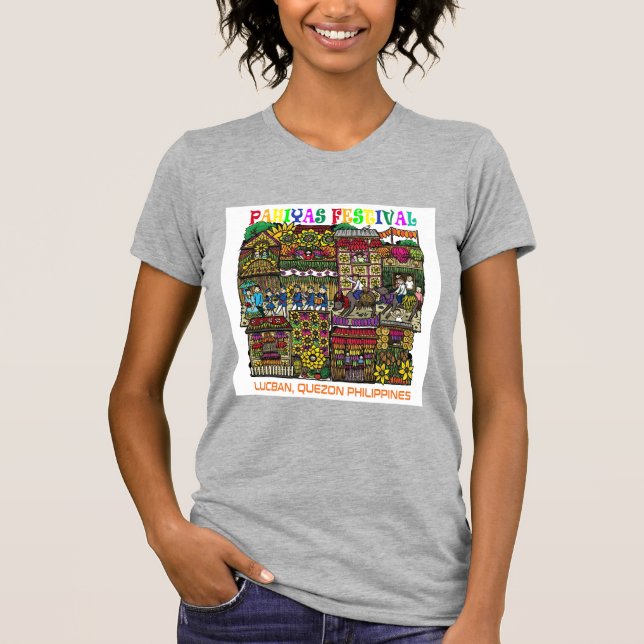 Pahiyas-festival, Lucban, Quezon, Filipino T-shirt (Framsida)