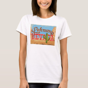 Pahrump Nevada Tecknad Desert Vintage resor T Shirt
