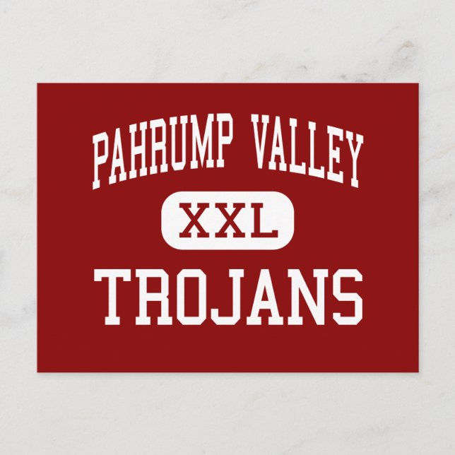 Pahrump Valley - Trojans - High - Pahrump Nevada Vykort (Framsida)