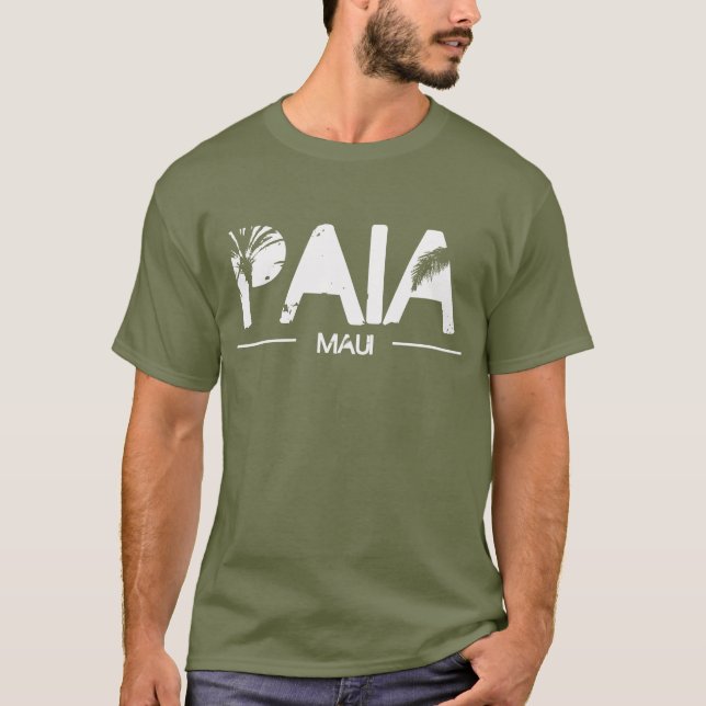 Paia Maui T-tröja T-shirt (Framsida)