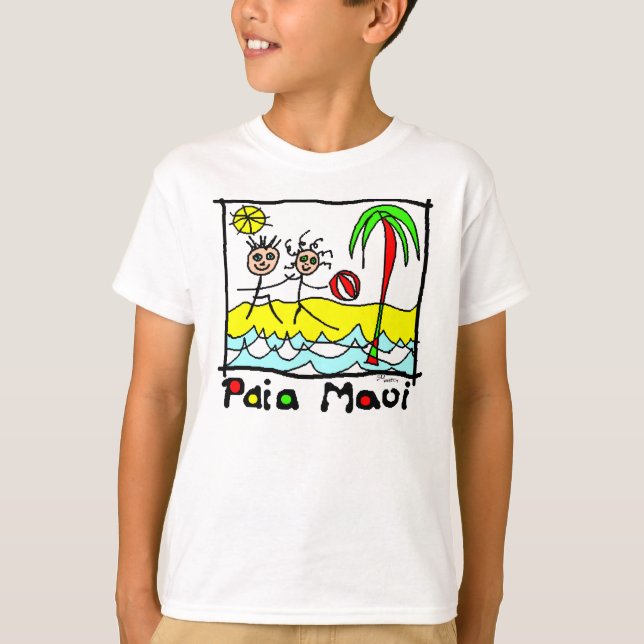 Paia strand Maui T-shirt (Framsida)